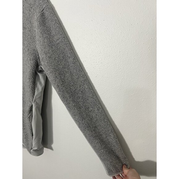Lululemon Tundra Trek Jacket Mens Large 1/2 Zip Wool Blend Pullover Gray Sweater - Picture 5 of 13